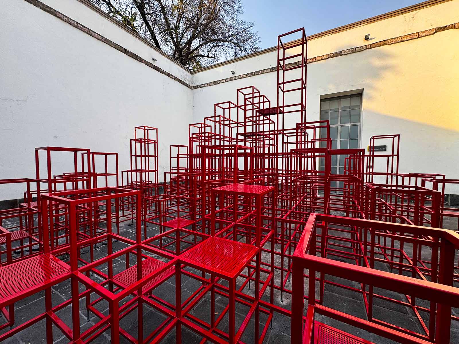 Proceso de fabricación por partes de Patios gemelos