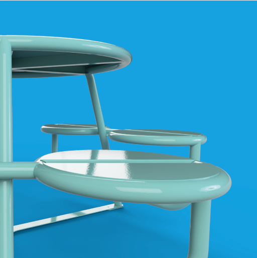 Detalle Mesa de picnic Pill