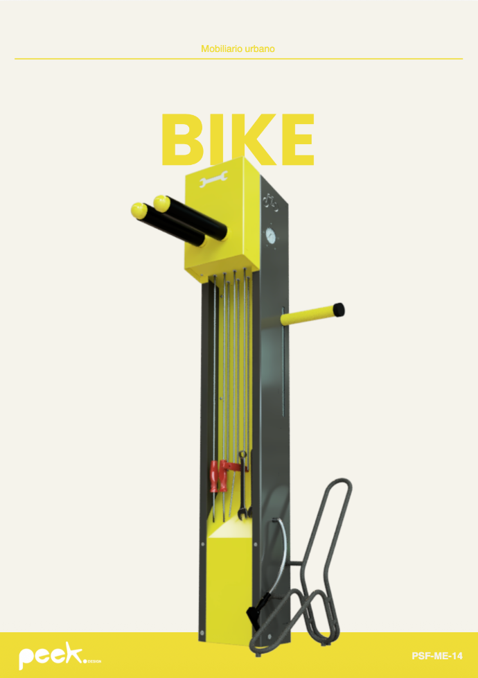 catalogo mobiliario urbano peek bike | peek.design