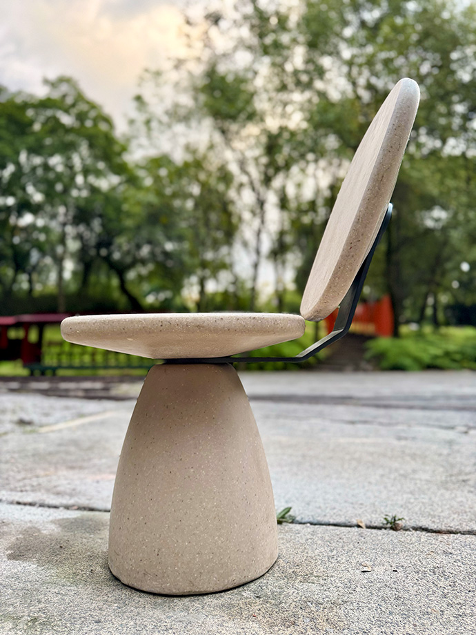 mobiliario urbano silla Stone Pebble