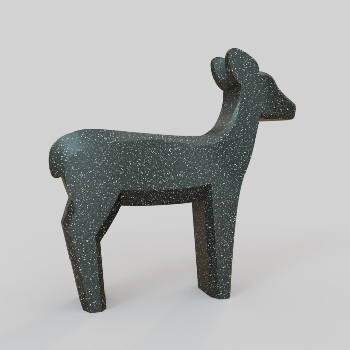 Juego infantil escultura lúdica montable cervatillo