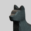 ESCULTURA LUDICA MONTABLE PSF-PA-01c LOBEZNO NEGRO VOLCANICO 12.webp