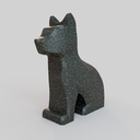 ESCULTURA LUDICA MONTABLE PSF-PA-01c LOBEZNO NEGRO VOLCANICO 1.webp