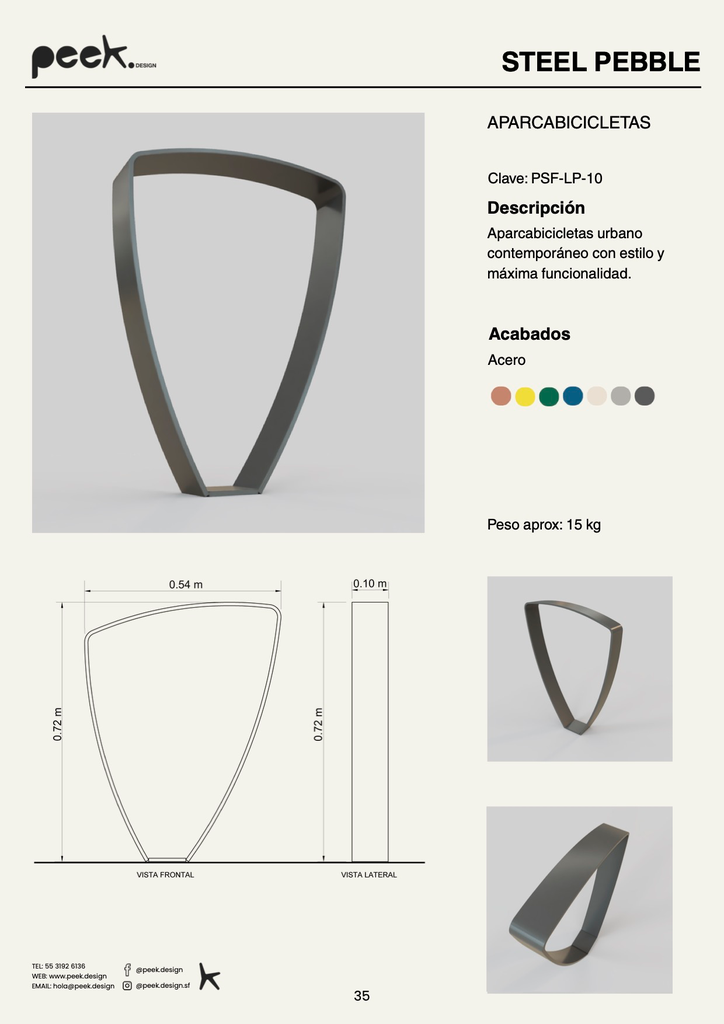 FichaTecnica-PSF-LP-10 aparcabicicletas steel pebble peek.webp