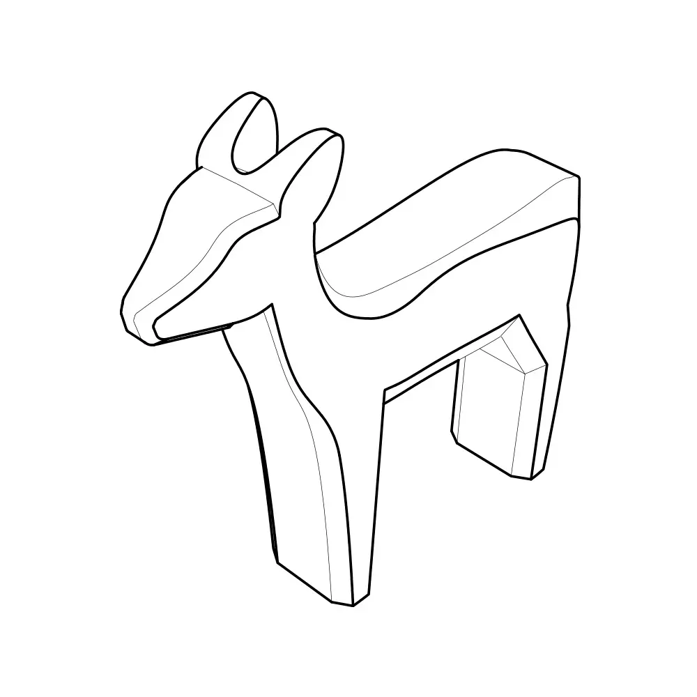 [Animal Collection] PSF-PA-01a Cervatillo de Venado Cola Blanca