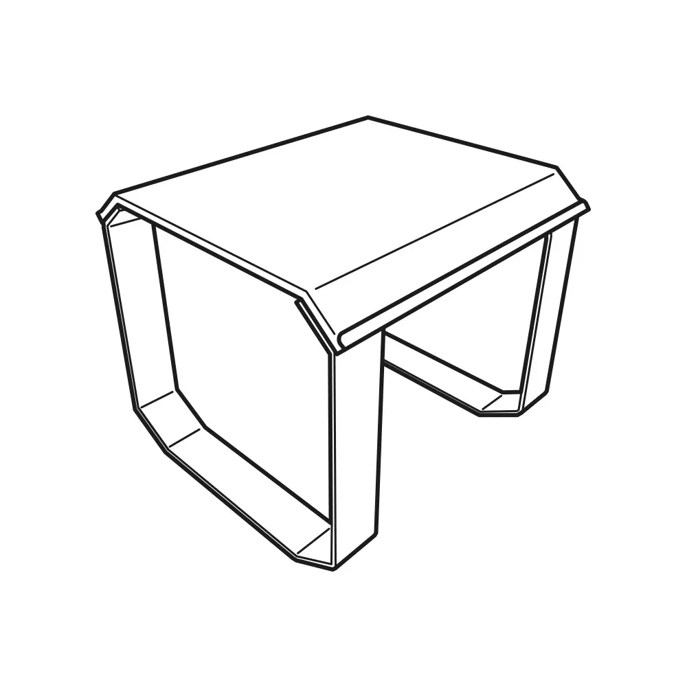 PSF-CM-01 Banco Urbano Comfort (gris espacial, Preparado para fijar con taquetes expansivos (no incluidos))