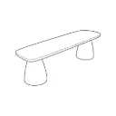 PSF-SP-03 Banca Urbana Stone Pebble