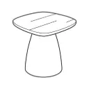 PSF-WP-01 Banco Urbano Wood Pebble