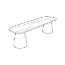 PSF-WP-03 Banca Urbana Wood Pebble