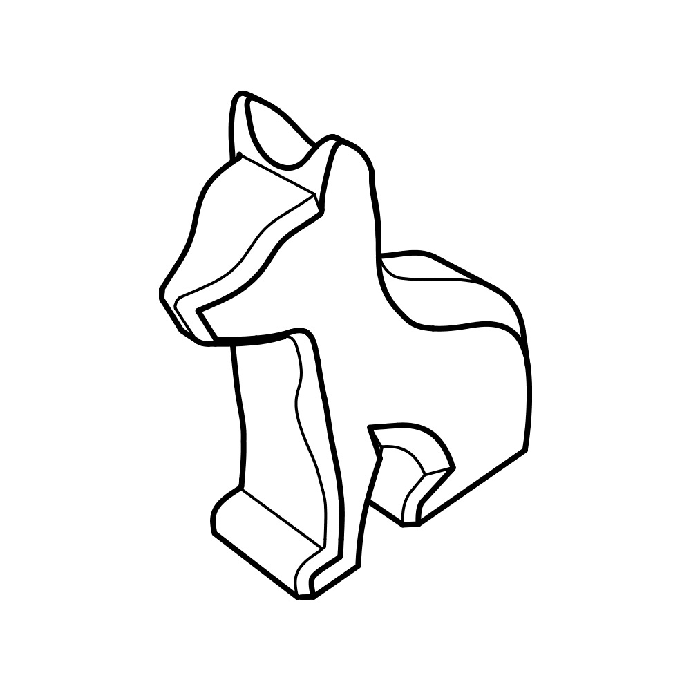 [Animal Collection] PSF-PA-01c Lobezno de Lobo Gris Mexicano