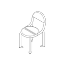 PSF-PL-02 Silla urbana Pill