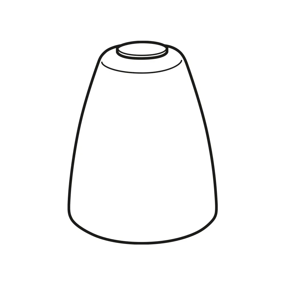 PSF-SP-05a Bolardo bajo Stone Pebble (Gris obscuro, Preparado para fijar con taquetes expansivos (no incluidos))